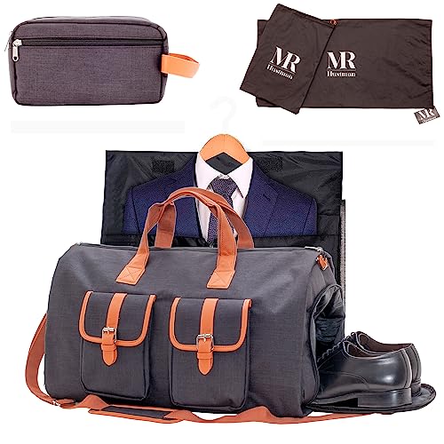 Portatrajes Para Hombre Incluye Neceser Viaje Hombre, Para Viajes De Negocios, Diseño Clásico De Caballero, Garment Bag Bolso Maleta Porta Traje , Porta Camisas Viaje Para Caballeros Negro