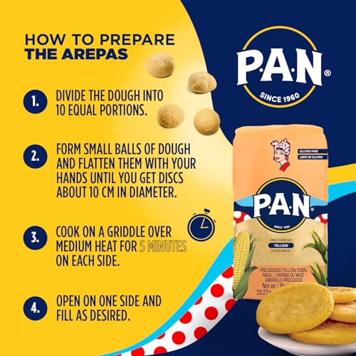image for P.A.N. Yellow Corn Meal – Pre-cooked Gluten Free and Kosher Flour fo