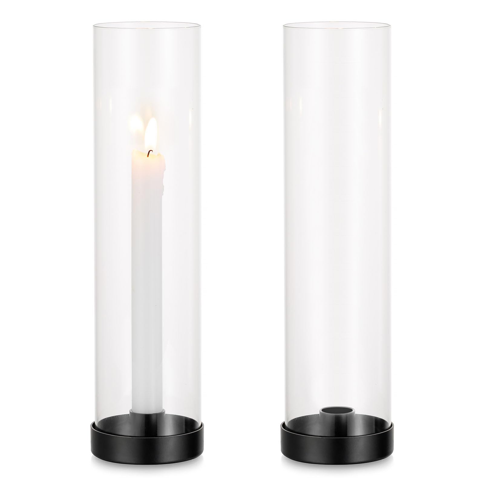 Portacandele In Cristallo,17/22/27 Cm Portacandele Vetro,Portacandele In Argento,Matrimonio Porta Candele Per Decorazioni Domestiche,Feste,Matrimoni,Tavoli Da Pranzo