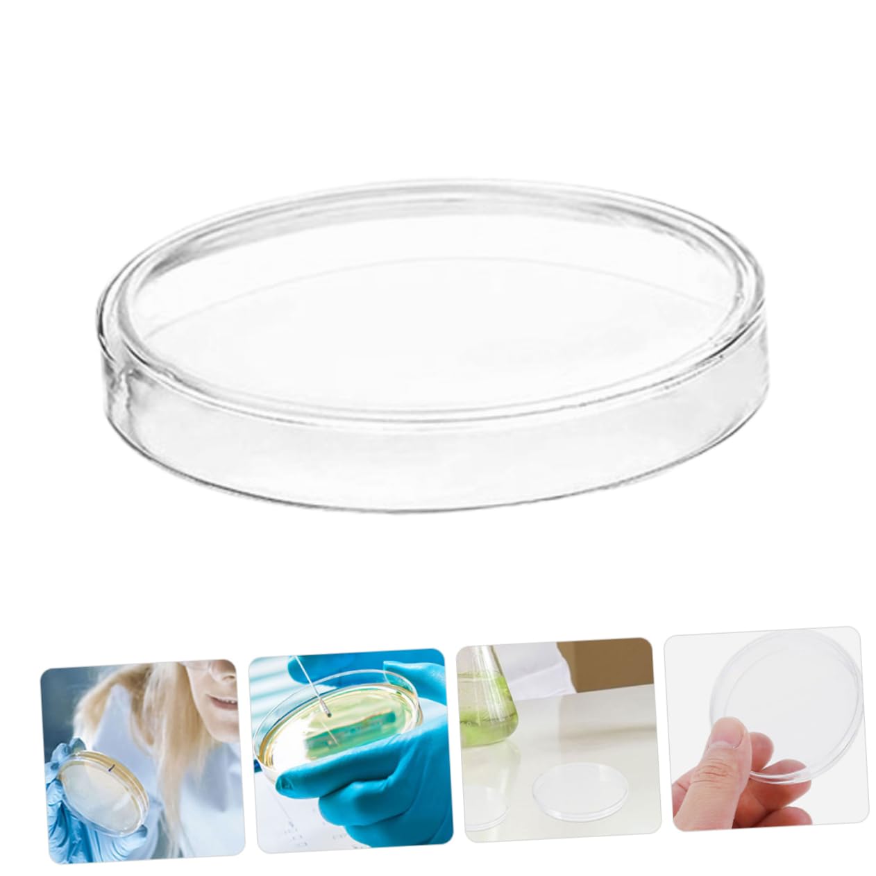 CIYODO 20pcs Disposable Petri Dish Agar Petri Dishes for Mushrooms Petri Tray with Lid Agar Dishes Laboratory Petri Dish Petri Dishes with Lids Agar Plates Chemistry Petri Plates Plastic