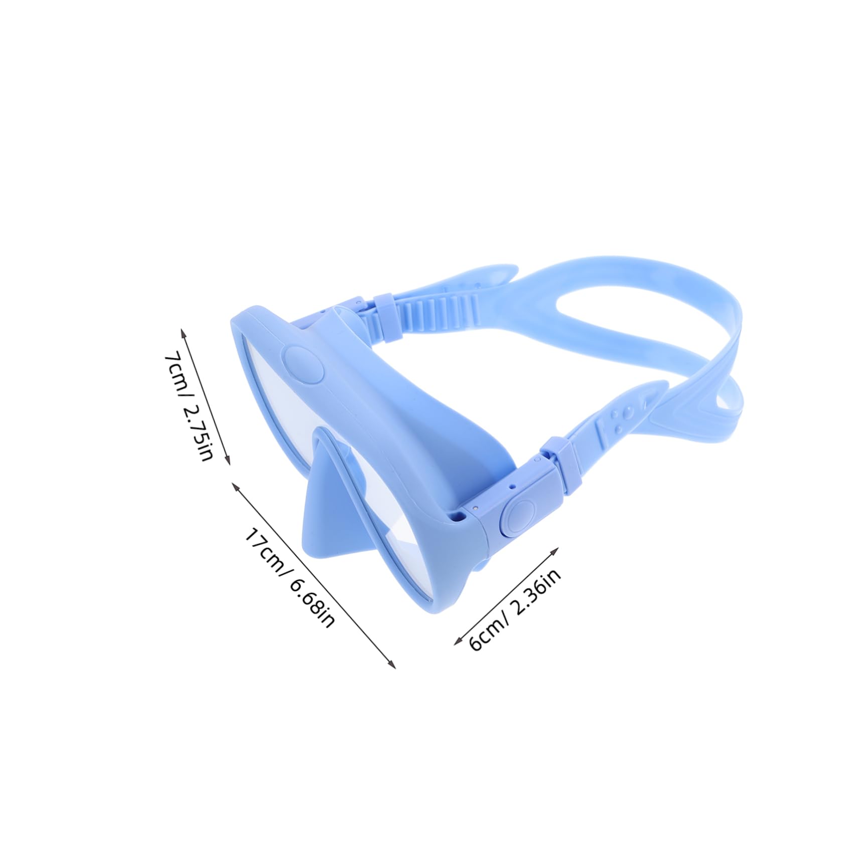 Set Snorkeling Adulti Maschera Subacquea Pieghevole