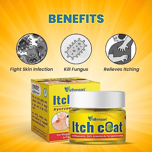 Image of Itch Coat fungal Malam Ointment - for Ringworm, itching, & Skin Infection, Skin Tretment, Skin Care (25GRAM)