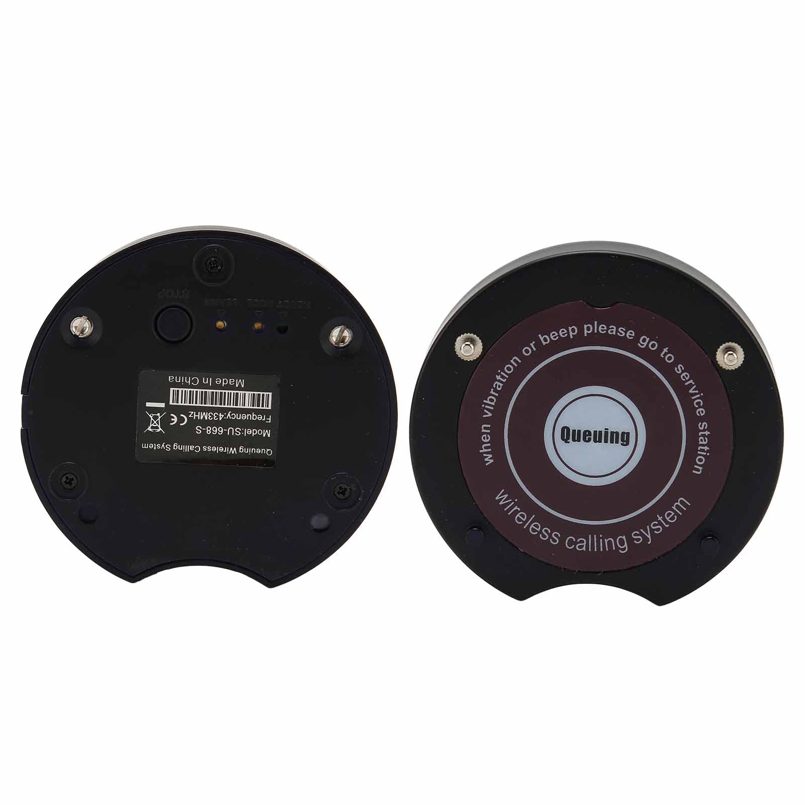 ASHATA di Chiamata Wireless da 1 a 10 Ristoranti, di Chiamata Wireless per Ospedali, Sistemi di Cercapersone per Ristorante Plug And Play con Chip Professionale a 20