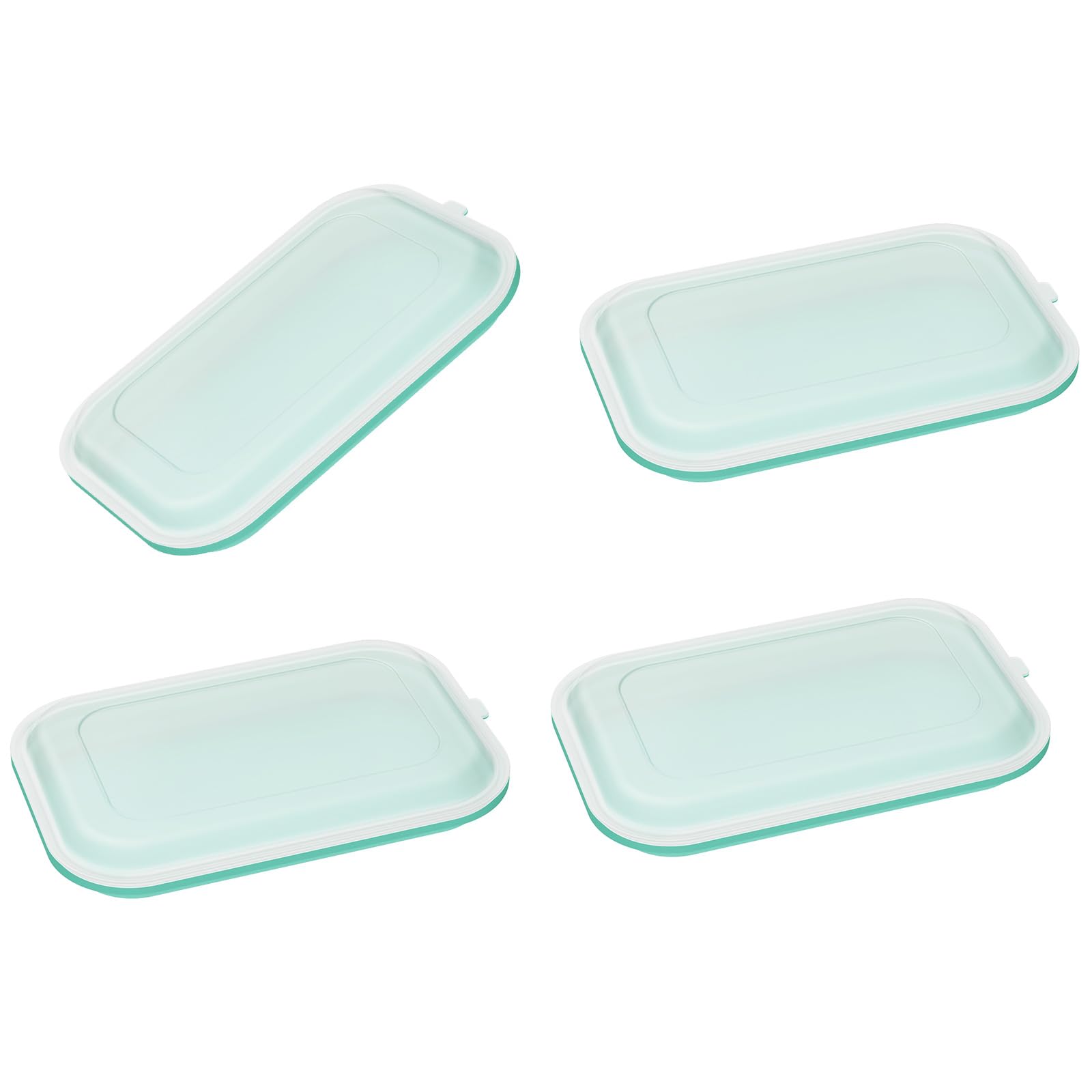 HDOYTXXM Kitchen Fridge Storage Box Food Safe Silicone Container Stackable Refrigerator Organiser with Clear Visibility Food Grade Storage Container