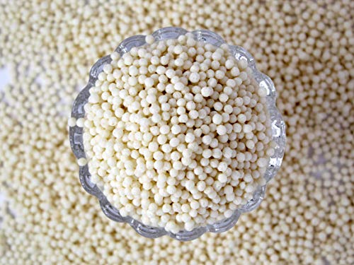 Image of Swiss Naturals Plain Rice Crispies Balls 900g | 2-3 mm Puffed Rice Pearls Bulk Pack | Crunchy Chocolate Filling & Cake Topping Ingredient | Bakery & Confectionery Use