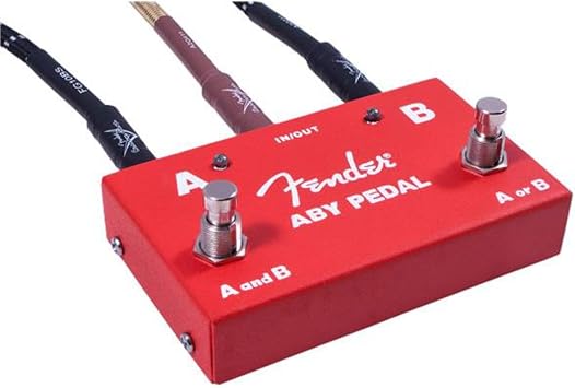 Fender ABY Pedal Footswitch, Red