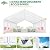 COBIZI 20x40 Party Tent Heavy Duty, Galvanized Wedding Tent, Event Shelter for Parties, Outdoor with Removable Sidewall & Built-in Sandbag, Carpas para Fiestas, Large Canopy, Waterproof, White