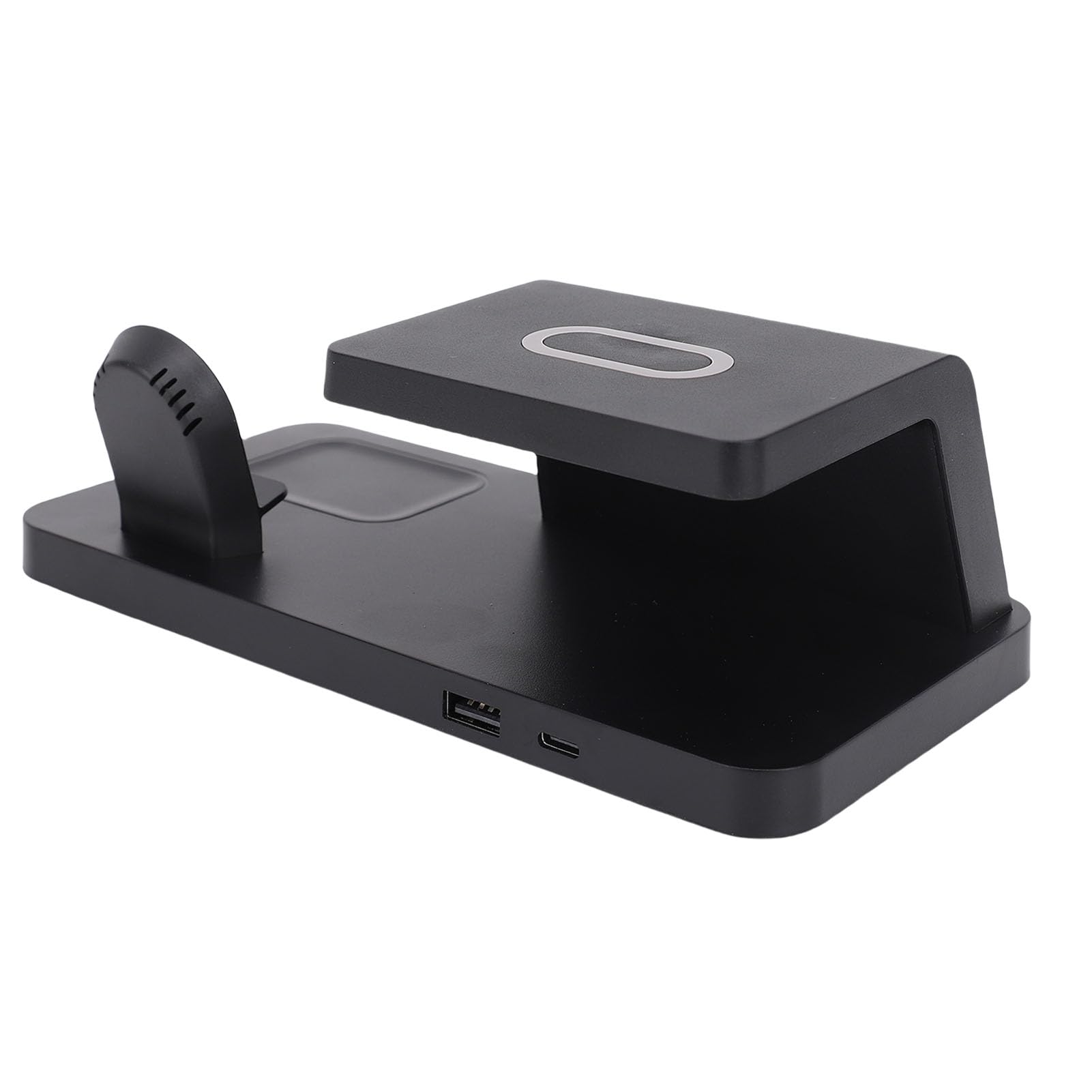 Station de Charge sans Fil, Réveil avec Chargeur de Téléphone, Horloge de Charge Rapide pour Les écouteurs de Montre de Téléphone, Interface de Type C, 15W, 10W, 7,5 W, Support