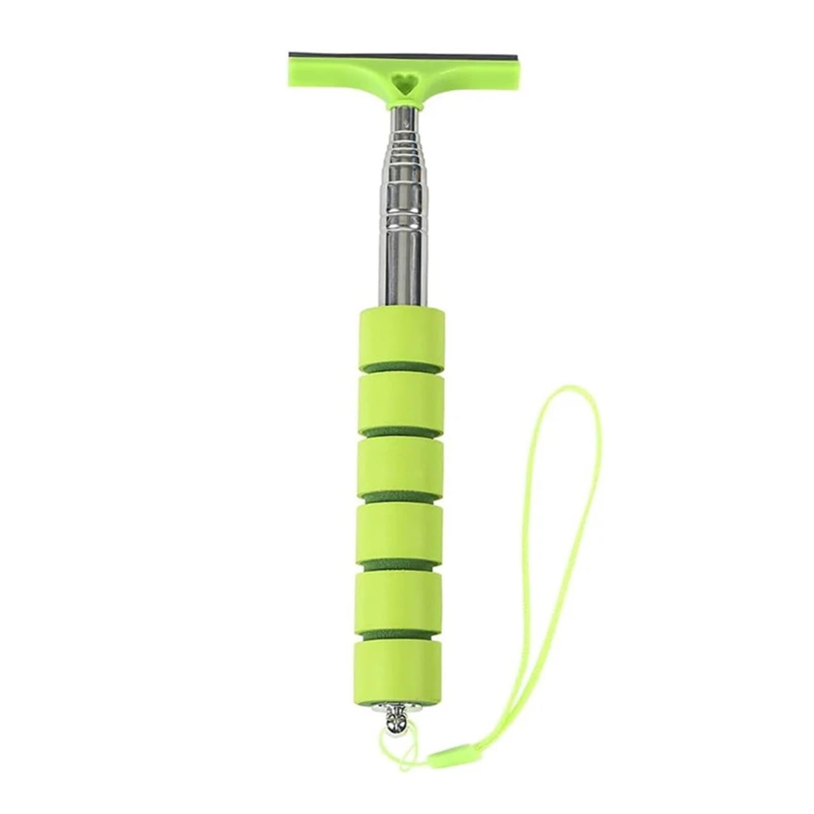 Car rearview mirror wipers Retractable Car Rearview Mirror Wiper Portable Rainy Cleaning(Green)