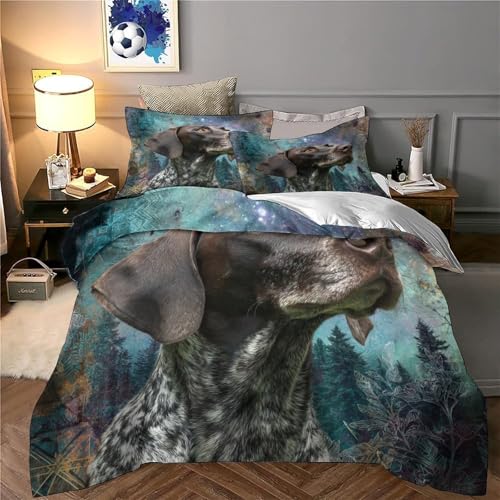 Parure de lit empreinte de patte de chien 260x220cm microfibre - 6