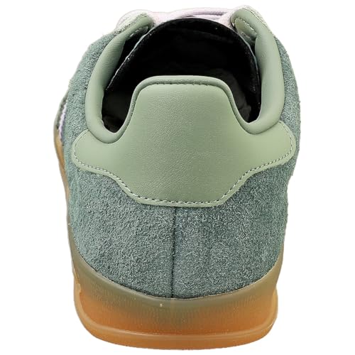Image of adidas Gazelle Indoor Men's Sneaker, Mineral Green /Silver Dawn /Silver Green, Size 9