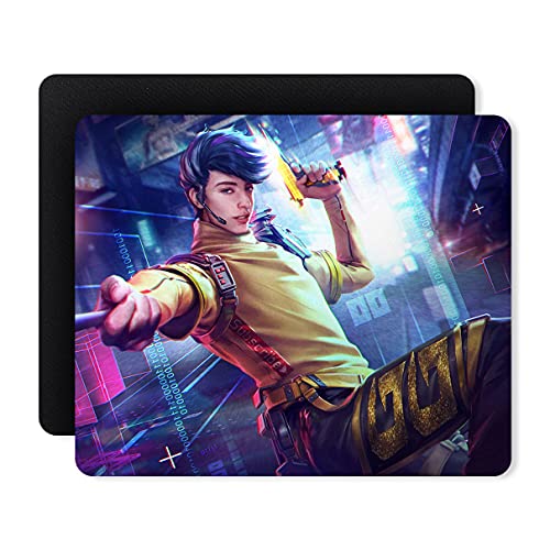 Image of Chiraiyaa Freefire Fighter Game Boy Designer Printed Premium Mouse pad with Anti-Skid Base and Smooth Gliding (9 in x 7.5 in)