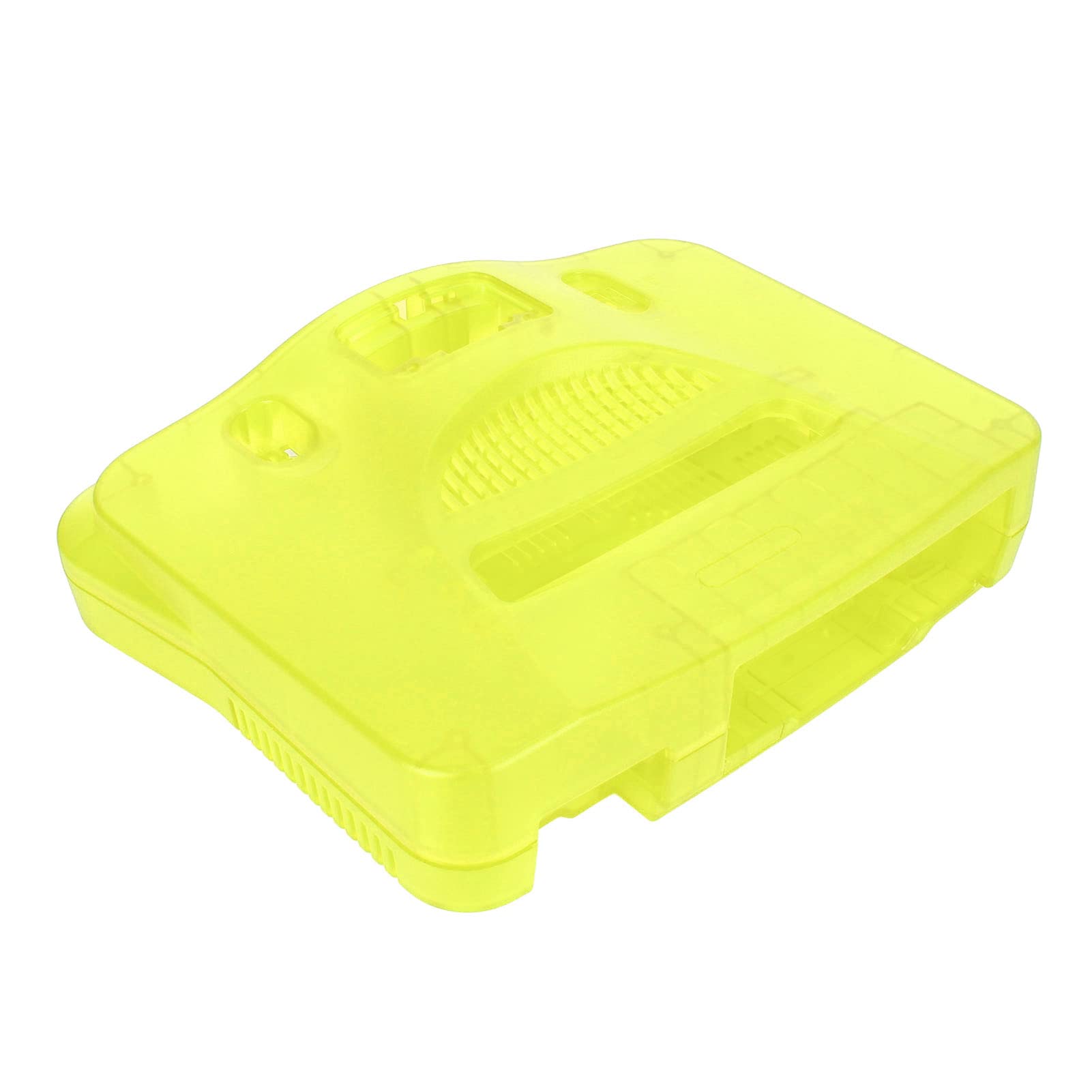 SUNGOOYUE Coque de Remplacement pour Console de Jeu Vidéo Rétro N64, Coque ABS, Boîtier de Réinitialisation Violet Translucide pour Réparation de Console et Configuration de Jeu Rétro pour les (Vert