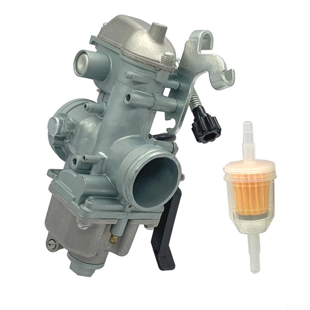 Robuster Metall Vergaser mit Kraftstofffilter für XR350R | für robuste Metallkonstruktion, hohe Hitzebeständigkeit, langlebig für Rennstrecken, OEM 16100-KN5-673 Passform