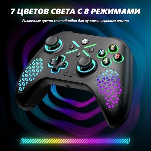 FOIRCEADAL 2 Pack Wireless Controller for PC/XBOX-One [Need Windows Upgrade, 3.5 mm Audio Built Adaptive Gaming Turbo/Vibration/Gyro/Wake-up function - Image 4