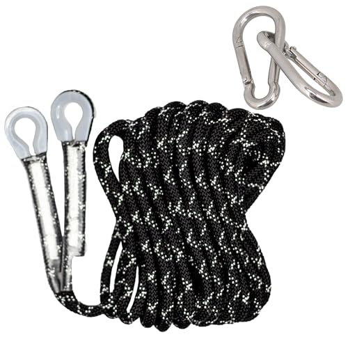 Fit Fusion® Dynamic Kernmantle, Climbing Rope with Hook, 10 ...