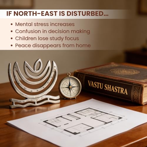 Image of Plus Value Zinc Helix Vastu Remedies for North East Kitchen, Toilet, Bedroom, Overhead Tank Defect or Ishanya Corner Cuts (Set of 3pcs)