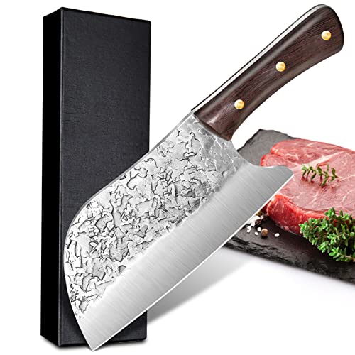 Coltello da Cuoco Mannaia Professionale, Lama da...
