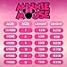 Disney Minnie Mouse Girls Dress Ankle Boots - Fashion Side Zipper Combat Shoes for Girls - Pink 9 Toddler