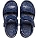 Crocs Unisex-Child Bayaband Sandals, Navy/Pepper, 7 Toddler
