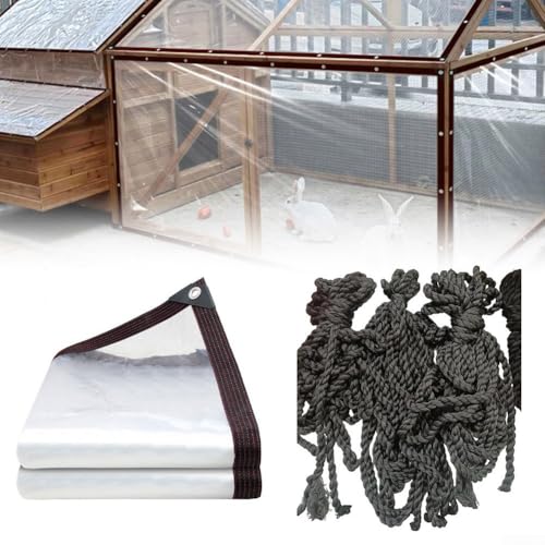 Toldo de lona de PVC resistente para una protección completa de artículos al aire libre contra los elementos (2 x 8)