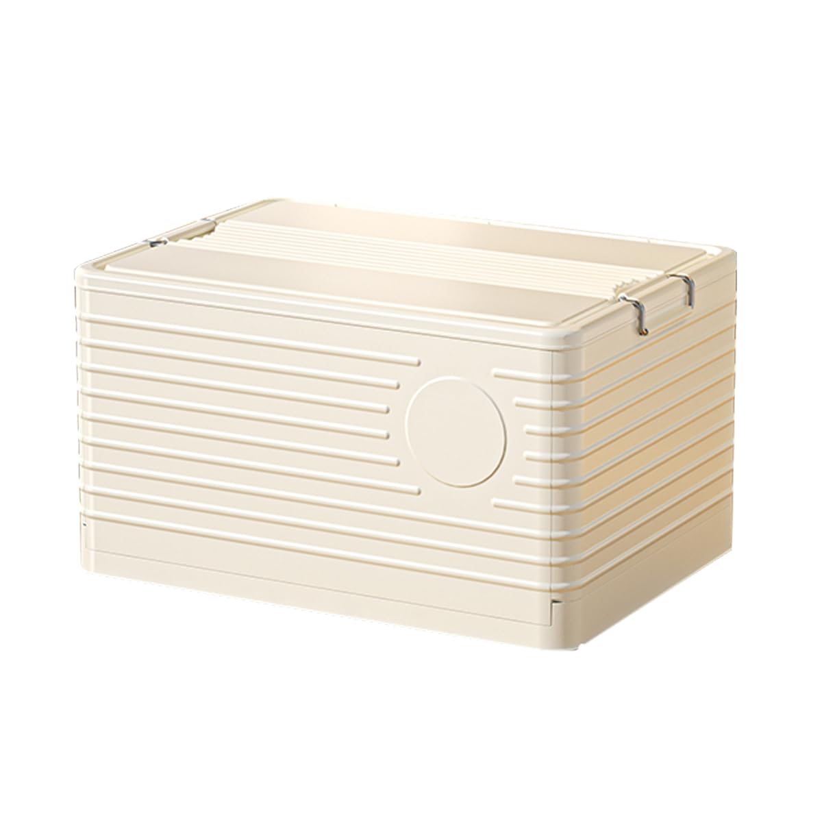 Boîte de rangement plastique avec couvercle pour ranger jouets et vêtements