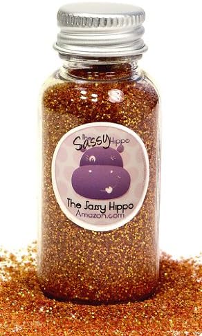 Burnt Orange, Sassy Hippo Craft Glitter - Extra-Fine (OR)