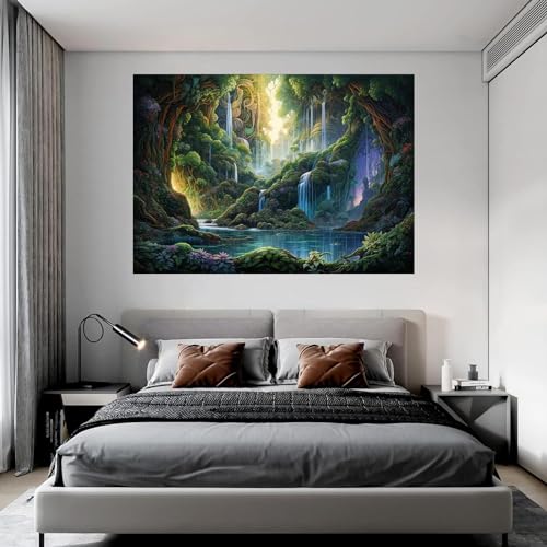 Toile murale grand format SIVAJI pour transformer vos murs blancs de salon