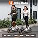 500W Adult Electric Scooter, 19MPH Fast Speed 21 Miles Long Range Folding E-Scooter, Cruise Control with Double Braking System & 8.5'' Solid Tires - Commuter Scooter for Teens Adults