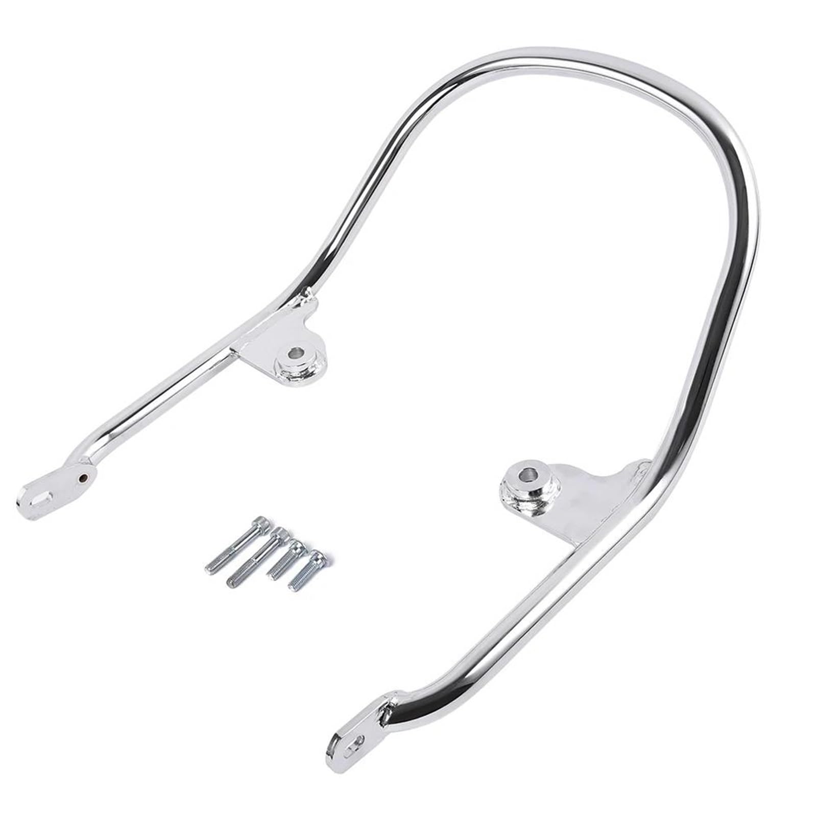 Porte-bagages arrière moto chrome avec barre d'appui passager pour Kawasaki Z900RS SE 2018-2024