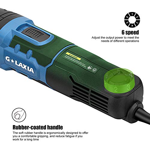 G LAXIA Oscillating Tool, 2.3 Amp Oscillating Multitool Kit with 3 Degree Oscillation Angle, 6 Variable Speed, 17 Pieces Accessories (GP86227)