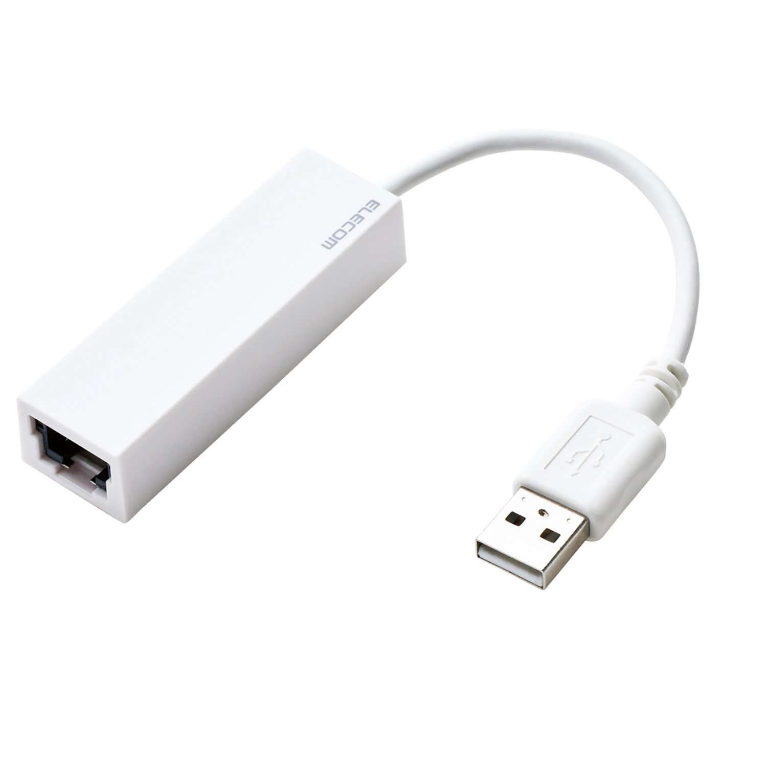 エレコム 有線LANアダプター USB-A USB2.0 EDC-FUA2-W