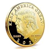 Donald Trump 2020 Challenge Coin - Commemorative Coin Keep America Great Plated in The Commemorative Collectors Edition Series (Gold)