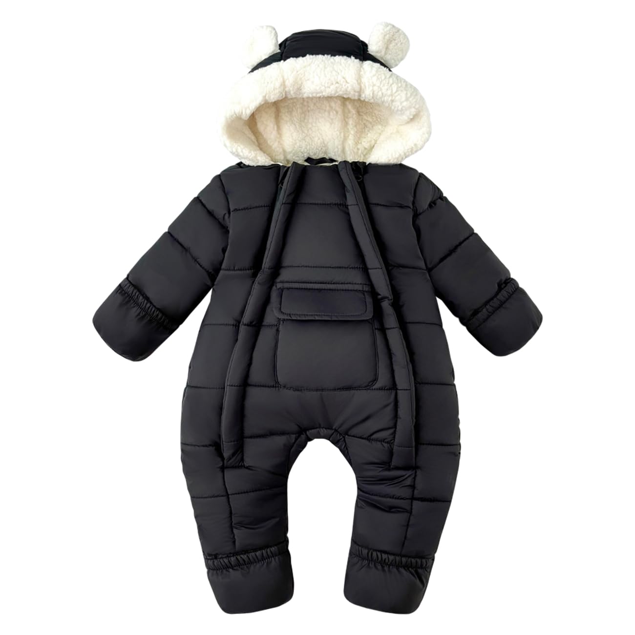 Baby Boy Winter Fleece Snowsuit Jacket Toddler Girl Jumpsuit Warm Snow Suit Coat