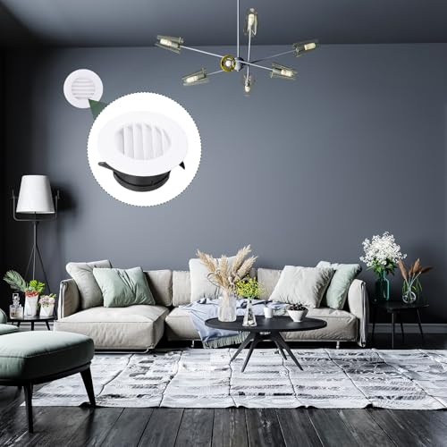 Cubierta de ventilación redonda PATIKIL de 4 pulgadas para eliminar el vapor en baños y cocinas 5