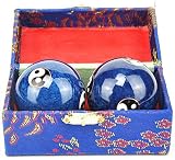 Bolas antiestrés para Adultos, Bolas Baoding Bolas antiestrés para Adultos Bolas de Ejercicio Chinas Salud China Meditación Diaria Bola Ejercicio con los Dedos para alivi