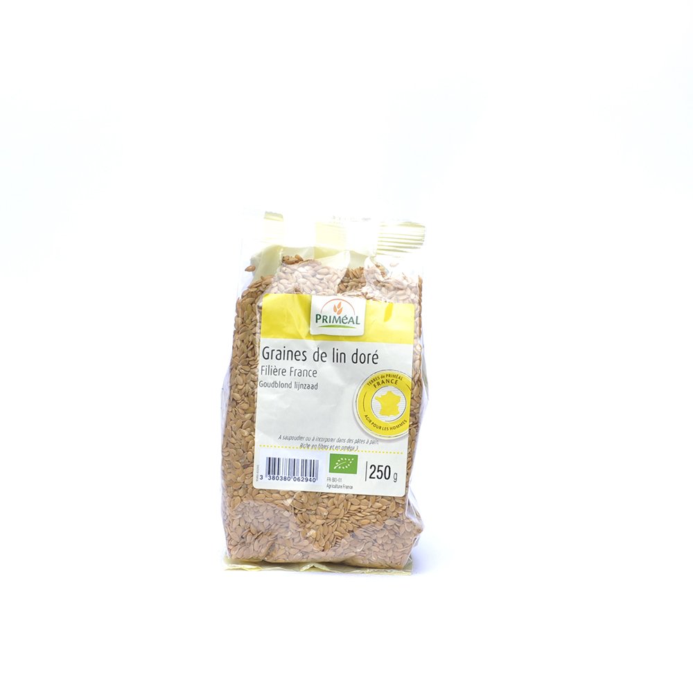 Primeal Graine de Lin Dore France 250 g - Bio