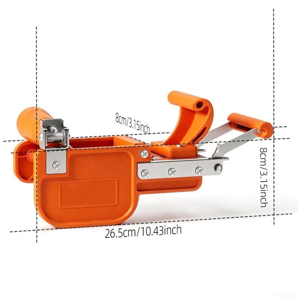 Coupe-bordures pour le travail du bois pour bandes en PVC, manuel portable pour surfaces droites ou incurvées, design remplaçable, outil compact en nylon
