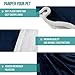 PetAmi Dog Blanket for Medium Large Dogs, Pet Bed Blanket Cat Puppy Kitten, Fleece Furniture Couch Cover Protector Sofa Car, Soft Sherpa Dog Throw Plush Reversible Washable, 40x60 Blue