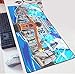 Teclado Alfombrilla de ratón de una Pieza Ratón para Juegos Anime XXL Alfombrilla de ratón Alfombrilla Grande de Dibujos Animados Alfombrilla de Mesa Alfombrillas de ratón para PC
