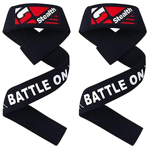 Stealth Sports Weight Lifting Straps with Anti Slip Grip - Heavy Duty Padded Gym Straps - Deadlift Straps for Bodybuilding, Gym Workout, Fitness and Powerlifting Cover