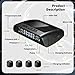 Cozy Blue Solar Powered TPMS Tire Pressure Monitoring System - TPMS for Car and SUV, Include 4 Sensors, Real-Time Pressure and Temperature Monitoring