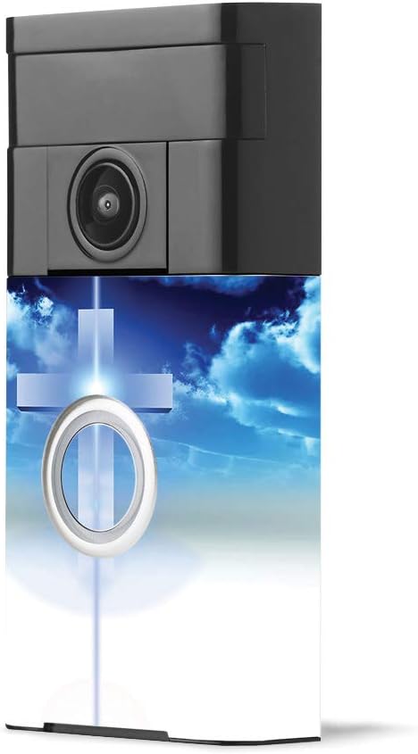 MightySkins Skin Compatible with Ring Video Doorbell - Cross | Protective, Durable, and Unique Vinyl Decal wrap Cover | Easy to Apply, Remove, and Change Styles | Made in The USA