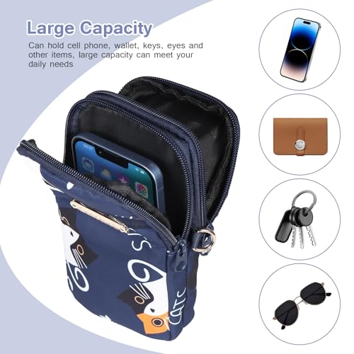 Cell Phone Purse for Women Small Crossbody Bag Phone Holder Arm Band Pouch,Nylon3