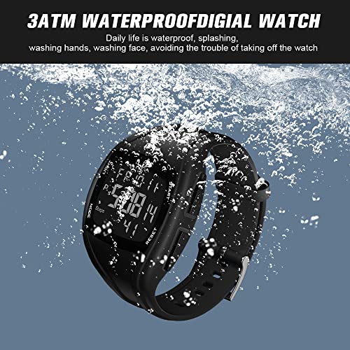 Digital Watch,Pedometer Watch,Digital Pedometer Watch,Accurate Step Counter,Walking Distance Miles/Km,Calorie Counter With Calorie Counter. #TOP6