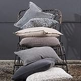 Pichler Kissenhülle LASSE grau 41 x 41 cm