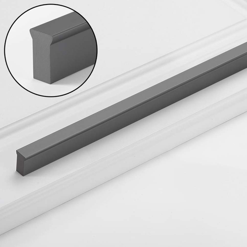 Uchwyt meblowy, uchwyt do szuflady, stop aluminium, nowoczesny, prosty do streamline, do kuchni, szafy na ubrania, komoda, uchwyt do mebli, 13 rozmiarów (środek otworu 960 mm, srebrny)