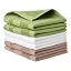 Brown, Green, White