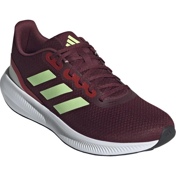 adidas Runfalcon 3.0 Zapatos, Zapatillas Hombre, Shadow Red Green Spark Better Scarlet, 41 1/3 EU