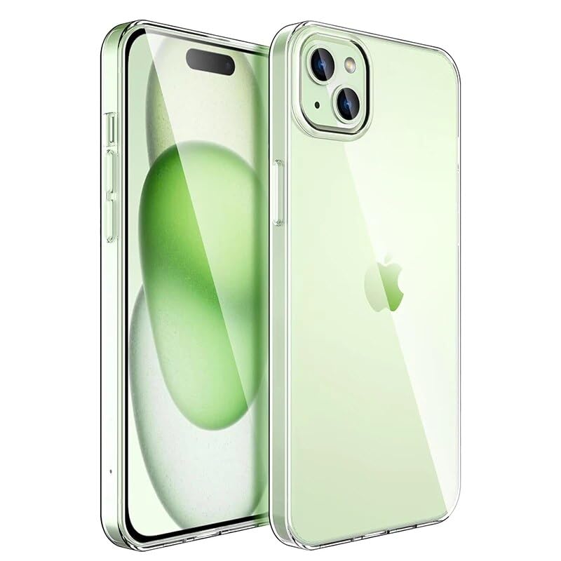 Amazon Basics Non Yellowing Transparent Hard Back Case Cover for Apple iPhone 15 (B0CTMJX4GQ) Amazon Price History, Amazon Price Tracker